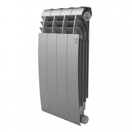 Радиатор биметаллический Royal Thermo Biliner 500 x4 Silver Satin, боковое подключение (Роял Термо)