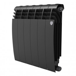 Радиатор биметаллический Royal Thermo Biliner 500 x6 Noir Sable, боковое подключение (Роял Термо)