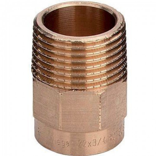 Муфта Viega 102234 НР медная под пайку 15х3/4" (Виега)
