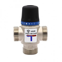 ViEiR Термостатический смесительный клапан 1" 20-43°С KVs 2.5 (VR180)