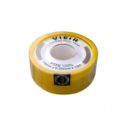 ViEiR Фум лента для газа желтая (12 мм-0,075 мм-11 м) (VR8099)