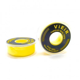 ViEiR Фум лента для газа желтая (19 мм-0,2 мм-35 м) (VR8095)