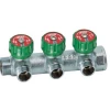 Коллектор FAR FK 3822 3412TP FAR регулирующий проходной ВР-НР 3/4"х1/2" с 3 отводами (Фар)
