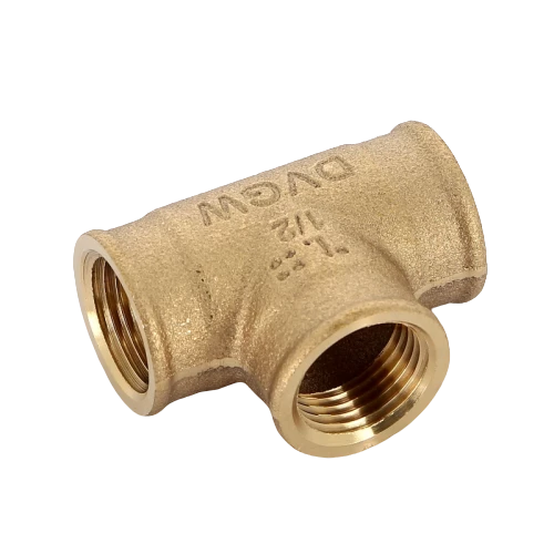 Тройник Viega 264222 равнопроходной ВР 1/2", бронза (Виега)