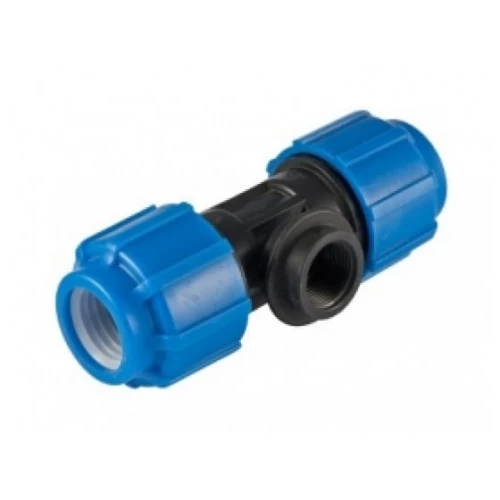 Тройник Политэк 52251225 ВР для ПНД труб 25x1/2"x25 (Politek)