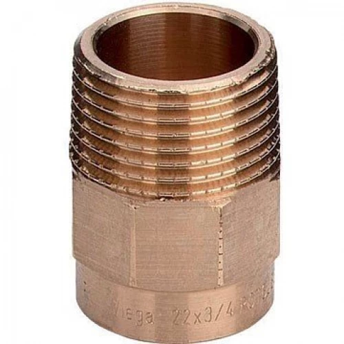 Муфта Viega 102913 НР медная под пайку 28х3/4" (Виега)