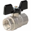 Кран шаровой полнопроходной ВР/ВР 1/2", ручка бабочка Италия, SVB-0002-000015