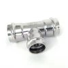 ViEiR Ver-Pro Тройник пресс для нерж. трубы 35×35×35 VPT353535