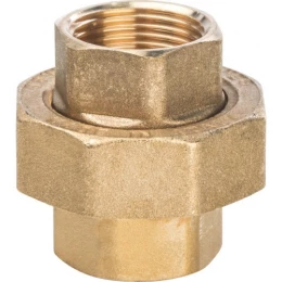 ViEiR Муфта американка ВР 1" прямая (кольцо o-ring), латунь (HJF55)