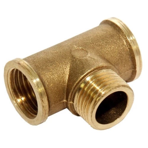 ViEiR Тройник переходной 3/4"-1/2"-3/4" ВР/НР/ВР, латунь (TFHF434)