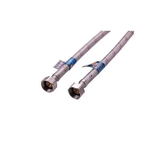 ViEiR Подводка для воды в силик. оплетке ВР 1/2" х НР 1/2" (100 см) (BZEW100)